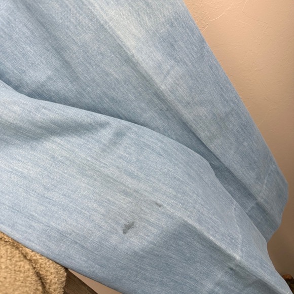 Vintage‎ 70s Tobias Blue Flared Hippie Zip Fly Denim Jeans 34x27.5, USA - Picture 3 of 7